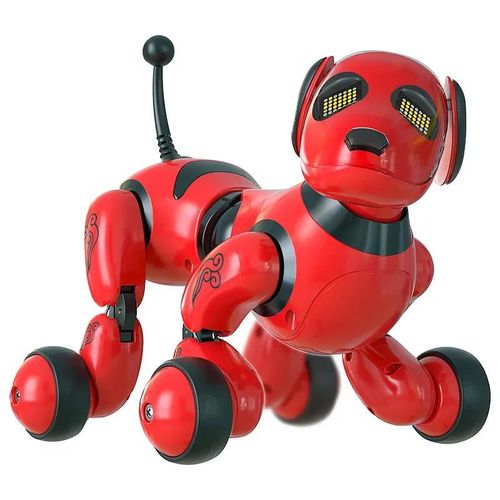 Rouge - Robot intelligent pour enfants, jouet éducatif, tactile, électrique, chien de compagnie, chant, danse, télécommande, RC