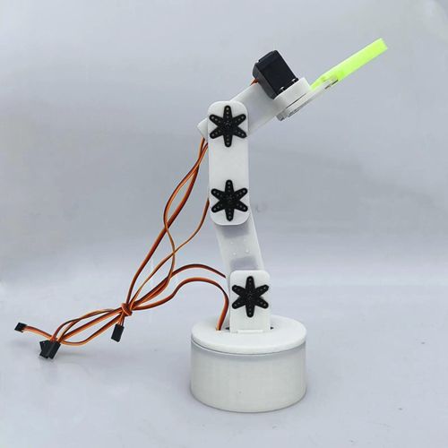 Kit de construction de bras Robot, manipulateur, impression 3D avec 5 Servos, assemblage de bricolage, griffe robotique, prise mécanique pour adultes, enfants et adolescents