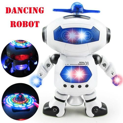 Robot dansant - Robot RC électrique intelligent, espace rotatif, marche, danse avec musique légère, modèle'astronaute Cool, jouets de cascade pour enfants, cadeau