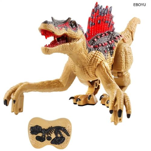 JAUNE - Spinosaurus RC 2.4Ghz, jouets, Robot en marche, dinosaure avec LED, éclairage et télécommande