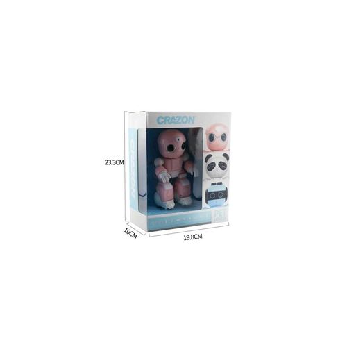 Rose - Robot Intelligent RC pour enfant, jouet'apprentissage de l'anglais, télécommande avec musique, danse, enregistrement