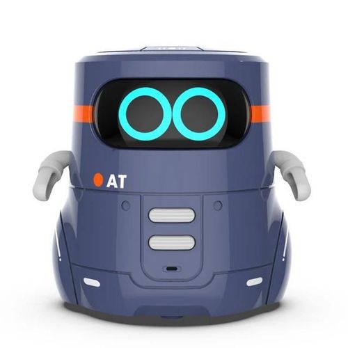 Bleu - Robot intelligent Rc pour enfants, jouet électronique interactif, avec musique de danse et marche