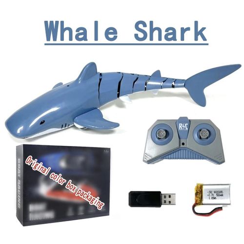 Requin baleine A2 - Robot Télécommandé En Forme De Baleine Ou De Requin, Jouet De Bain Pour Enfant, Animaux Marins, Poisson Électrique, Sous-marin