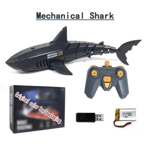 Mécanique Requin B2 - Robot Télécommandé En Forme De Baleine Ou De Requin, Jouet De Bain Pour Enfant, Animaux Marins, Poisson Électrique, Sous-marin