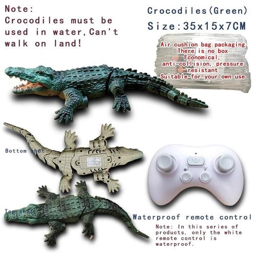 Crocodile A1 - Robot Télécommandé En Forme De Baleine Ou De Requin, Jouet De Bain Pour Enfant, Animaux Marins, Poisson Électrique, Sous-marin