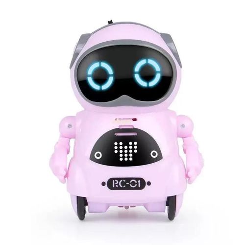 Rose - Mini Robot de poche RC, jouet pour enfants, avec Dialogue interactif, reconnaissance vocale, enregistrement, chant, danse, raconter des histoires