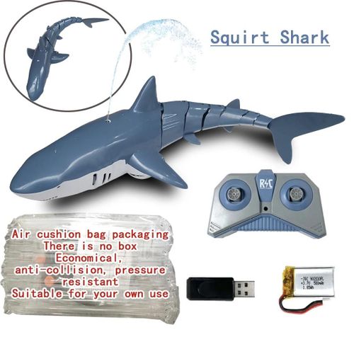 SquirtRequin d'eau C1 - Robot Télécommandé En Forme De Baleine Ou De Requin, Jouet De Bain Pour Enfant, Animaux Marins, Poisson Électrique, Sous-marin