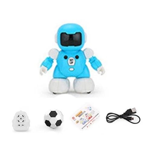 Bleu - Robot De Combat Rc 2.4g, Télécommande De Football, Intelligence De Danse, Chant, Télécommande Pour Enfants, Cadeau