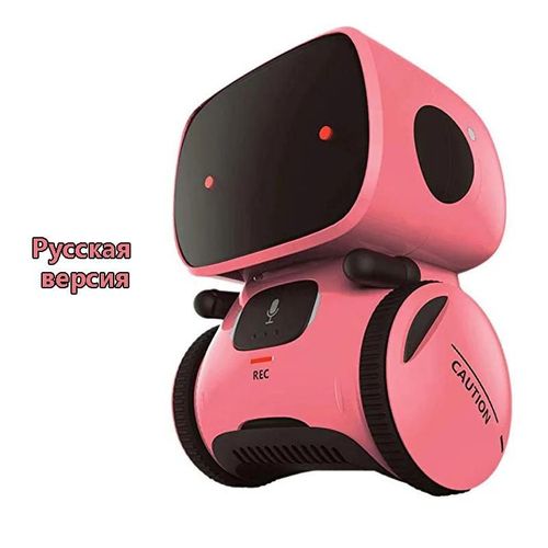 Rose russe - Robot Intelligent, Version russe, anglaise et espagnole, à commande vocale et tactile, jouet interactif, éducatif, RC