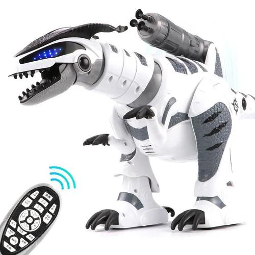 Blanc - Modèle De Dinosaure Intelligent Rc, Télécommande Électrique Dragon De Guerre Mécanique Avec Fonctions Musique Et Lumière, Jouets De Loisirs Pour Enfants