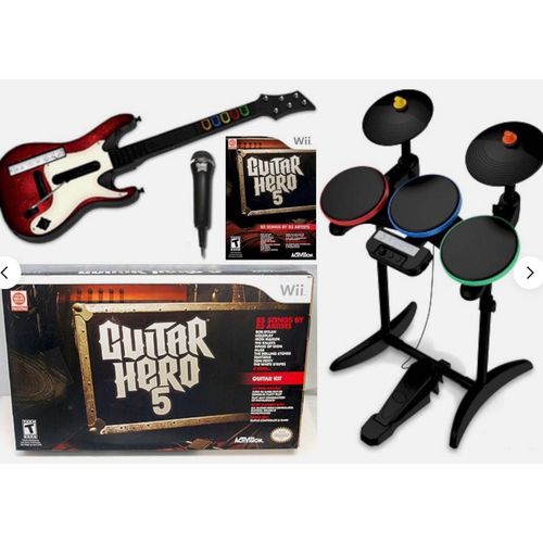 Pack Guitar Héro 5 Wii