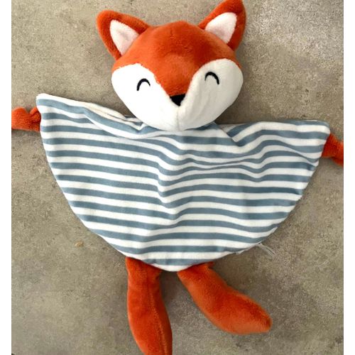 Doudou Renard Bisous D’Ange Grelot Jouet Bébé 