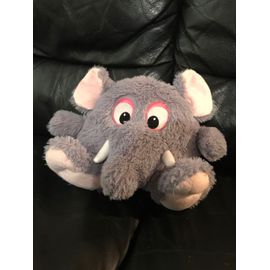 Peluche Éléphant Max & Sax Carrefour Gris Boule 20 Cm