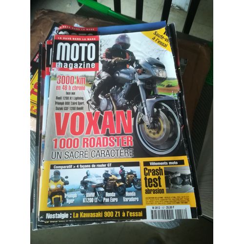 Moto Magazine 157 De 1999 Gilera 125 Coguar,Suzuki Uc125 Epicuro,Gsx1200,Bimota Sb8r,Bmw K1200lt,Honda Xl1000 Varadero,St1100 Pan European,Triumph 900 Tiger,Voxan 1000 Roadster,Buell X1 Lightning,Triu
