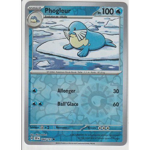 Carte Pokémon - Phogleur - 044/191 - Reverse - Ev8 Etincelles Déferlantes