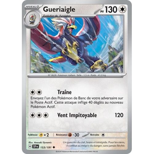Carte Pokémon - Gueriaigle - 153/191 - Ev8 Etincelles Déferlantes