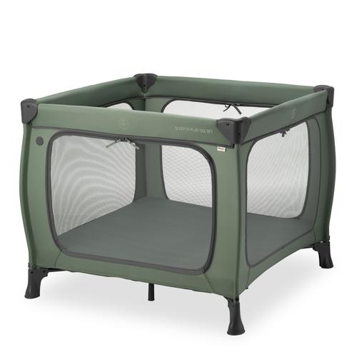 Lit Parapluie Parc Pliant Sleep N Play Sq Set Dark-Green