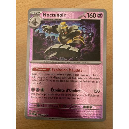 (2401) Noctunoir 20/64 Pokemon 