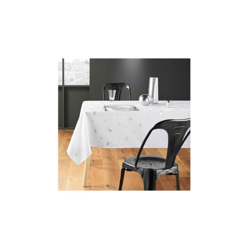 Nappe De Noël - Sapin Argent - Blanc - 150x300cm |Homeflair