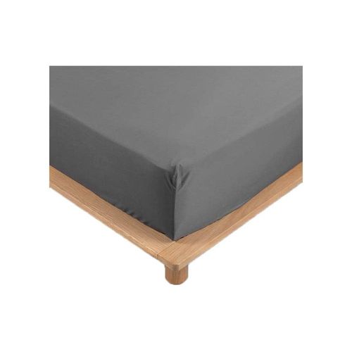 Drap Housse Percale - Bonnet 30 Cm - Plusieurs Tailles - Plusieurs Coloris - 180x200cm - Anthracite |Homeflair