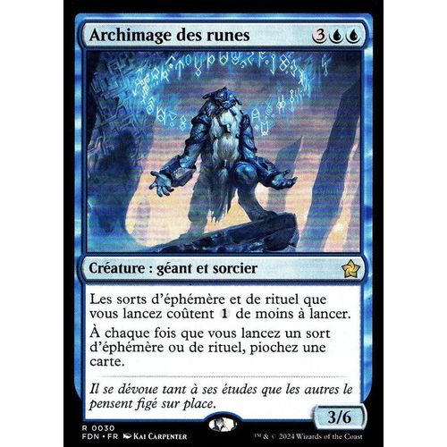 Archimage Des Runes - Magic - Fondations Vf - R - 30