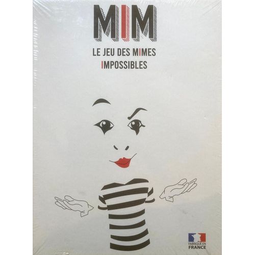 Jeu De Société Mim - Le Jeu Des Mimes Impossibles - 4 A 12 Joueurs - 12 Ans Et + (18x25x3 Cm) - Mime Marceau