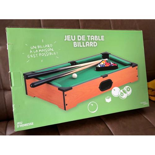 Jeu de billard de table 