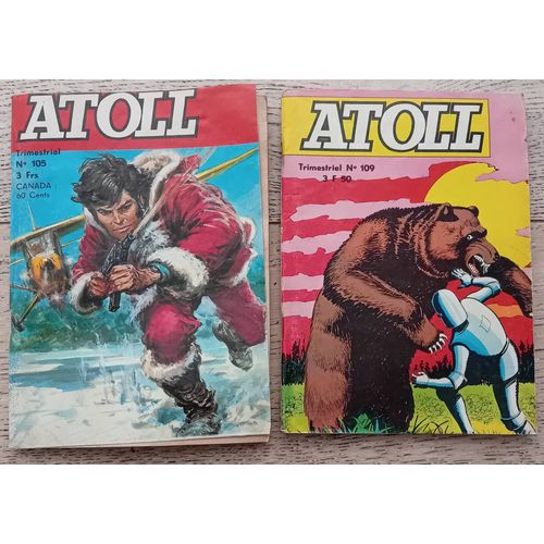 Atoll N.105 Et 109 De 1976/77. Archie Le Merveilleux Robot...Atlas...