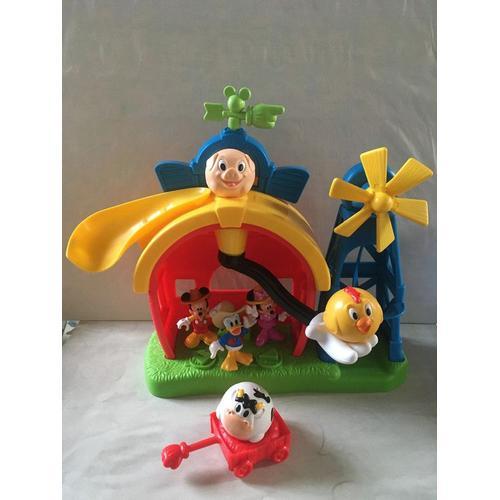 Ferme Disney De Mickey + Tracteur De Mickey + Personnages + Animaux