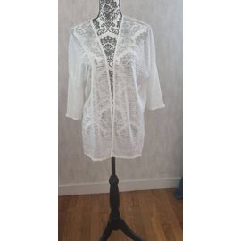 Gilet Blanc Transparent Jennyfer Taille 40 L