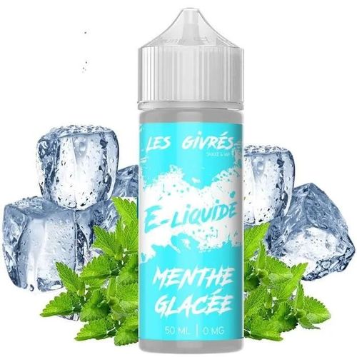 E-LIQUIDE 50ML SAVEUR MENTHE GLACÉE -LES GIVRÉS-E-CIGARETTE