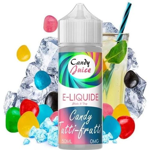E-LIQUIDE 50ML SAVEUR TUTTI-FRUTTI - LES CANDY-E-CIGARETTE