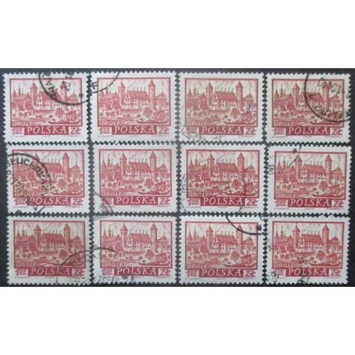 Pologne N°1064 X 12 Oblitéré