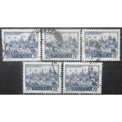Pologne N°1065 X 5 Oblitéré