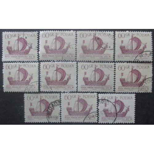 Pologne N°1246 X 11 Oblitéré