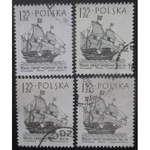 Pologne N°1251 X 4 Oblitéré