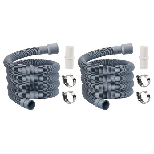 Tuyau de vidange pour Machine à laver automatique, 2 raccords, 3 mètres