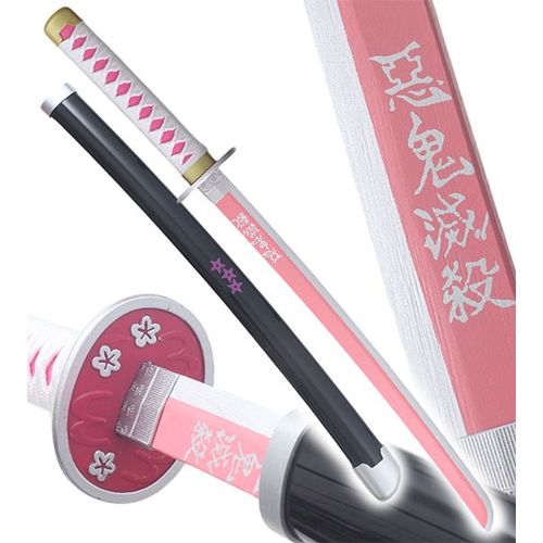 Demon Slayer Katana Kanao Tsuyuri Epee En Bois Kimetsu No Yaiba Sabre - 80cm