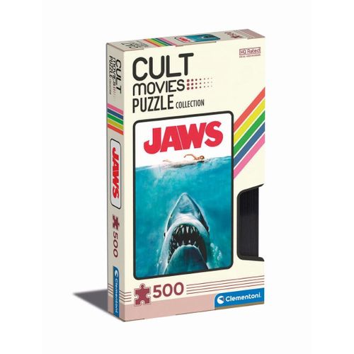 Puzzle Adulte Cult Movies - 500 Pièces - Les Dents De La Mer