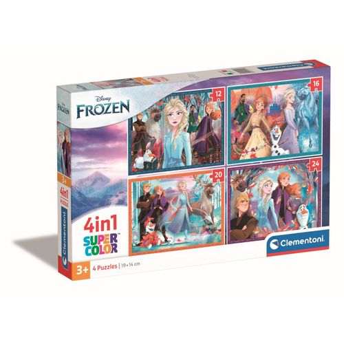 Puzzle Enfant Puzzle 4 En 1 - La Reine Des Neiges