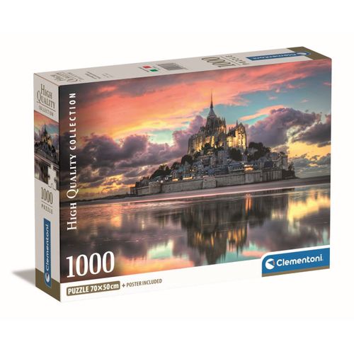 Puzzle Adulte Compact 1000 Pièces - Le Magnifique Mont Saint-Michel