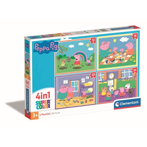 Puzzle Enfant Puzzle 4 En 1 - Peppa Pig