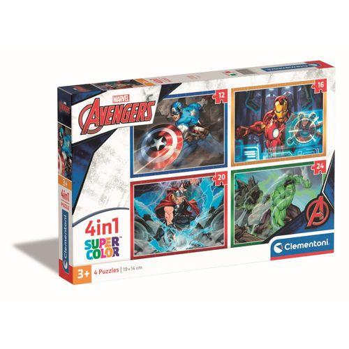 Puzzle Enfant Puzzle 4 En 1 - The Avengers