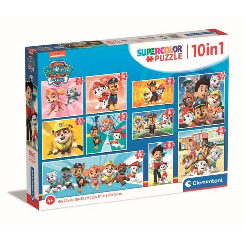 Puzzle Enfant Puzzle 10 En 1 - Pat' Patrouille