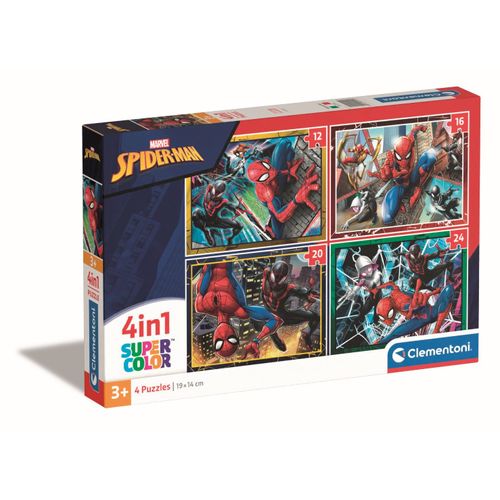 Puzzle Enfant Puzzle 4 En 1 - Spider-Man