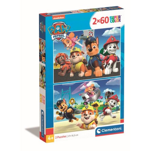 Puzzle Enfant 2x60 Pièces - Pat' Patrouille