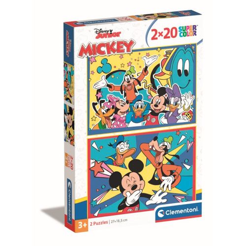 Puzzle Enfant 2x20 Pièces - Mickey