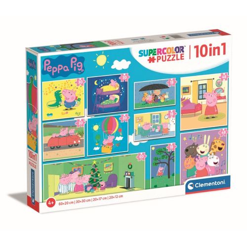 Puzzle Enfant Puzzle 10 En 1 - Peppa Pig