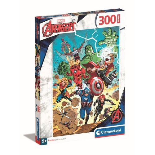 Puzzle Enfant 300 Pièces Super - Marvel, The Avengers