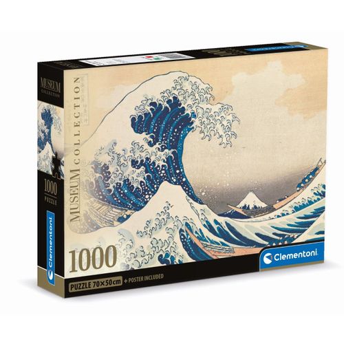 Puzzle Adulte Compact 1000 Pièces - Hokusai : The Great Wave